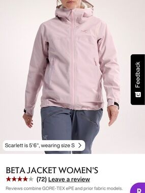 Arc'teryx Women's Beta GORE-TEX Jacket - Pale Pink